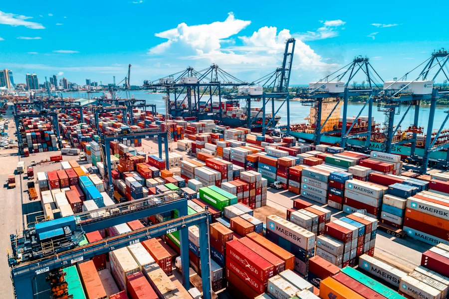 Photo international freight shipping